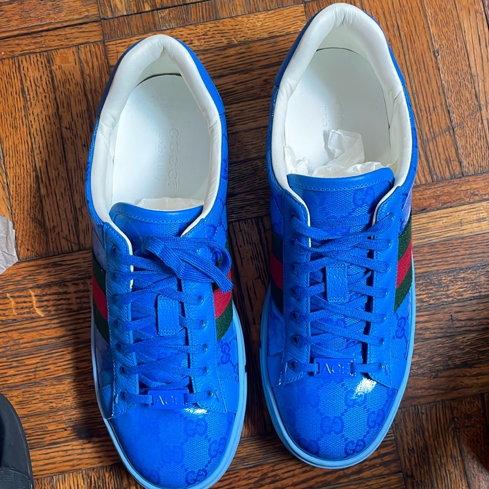$ALE - Gucci Ace GG Monogram Sneakers - Picture 3 of 8